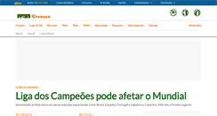 Desktop Screenshot of df.superesportes.com.br
