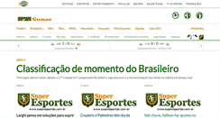 Desktop Screenshot of mg.superesportes.com.br