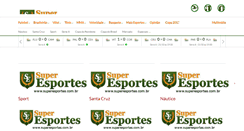 Desktop Screenshot of pe.superesportes.com.br